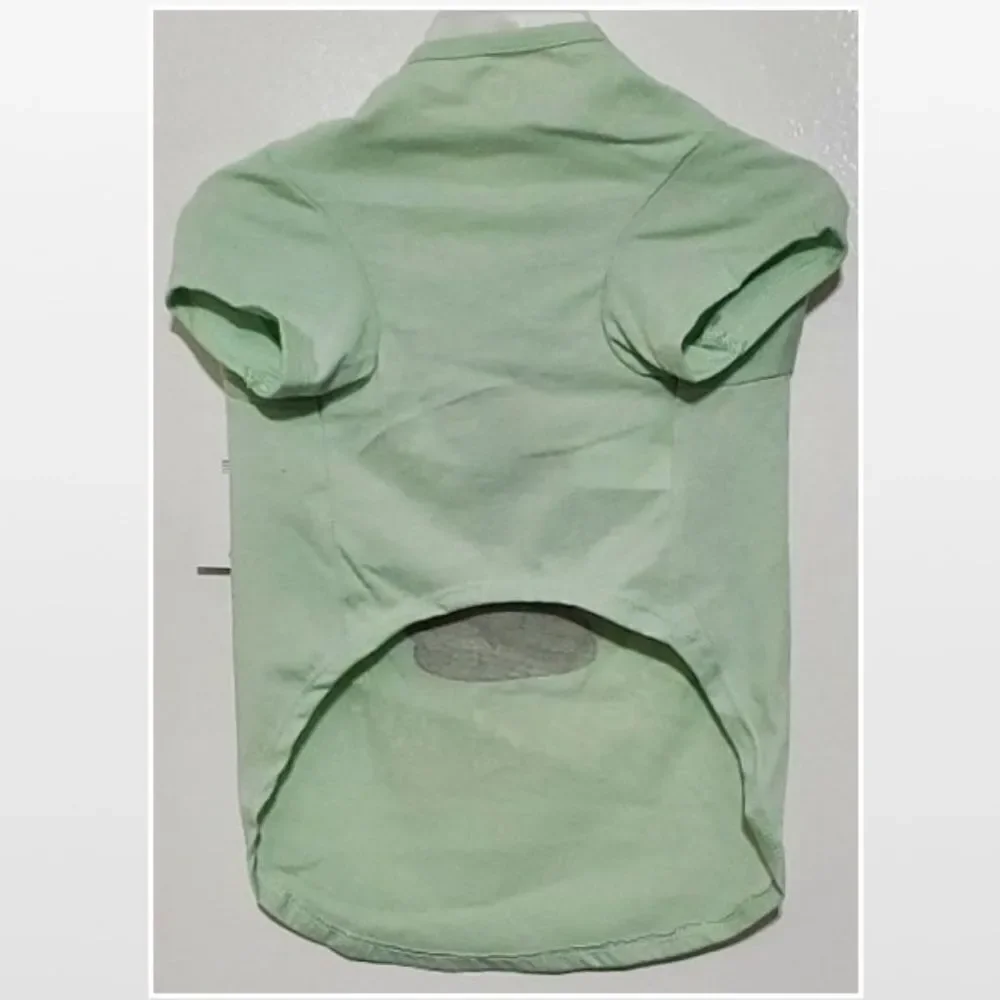 New Dog Shirt Pet Medium Green Chocolate Easter Bunny Top Puppy Apparel NWT
